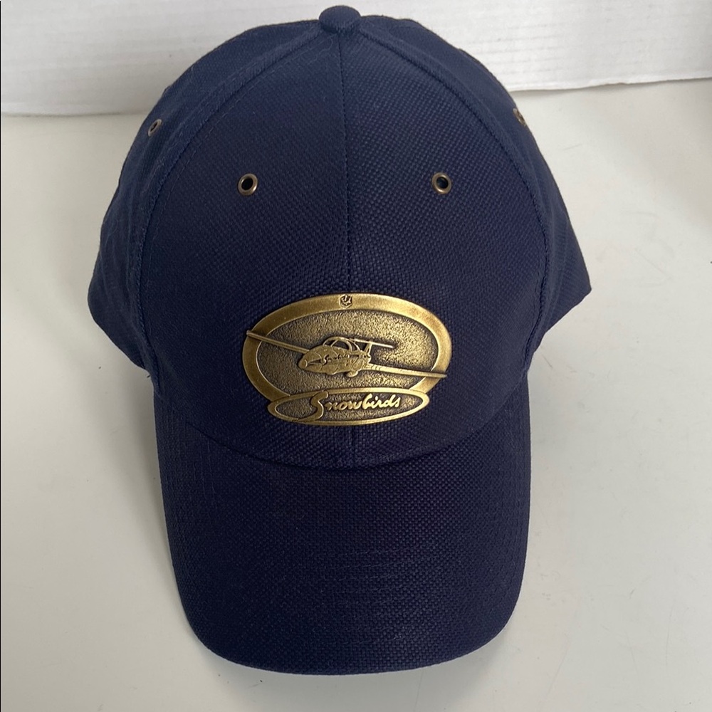 Navy Blue “Snowbirds” Cap with Brass Logo